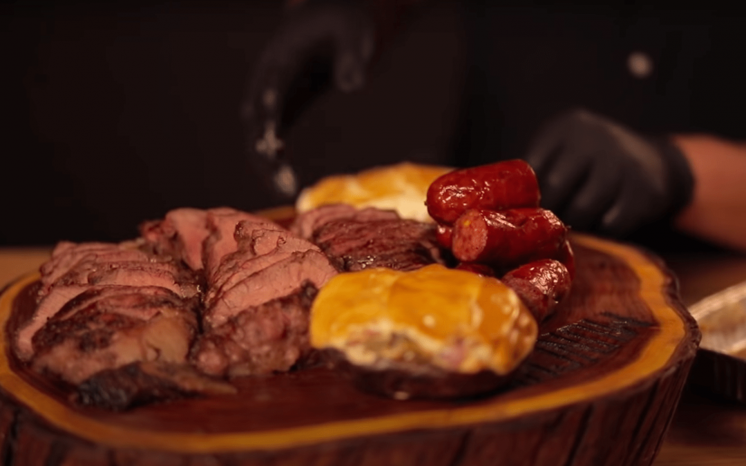 Picaña en Espada & Portobellos Rellenos