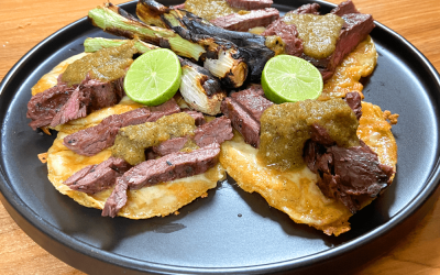 Quesadillas de arrachera (Cachetadas de arrachera)