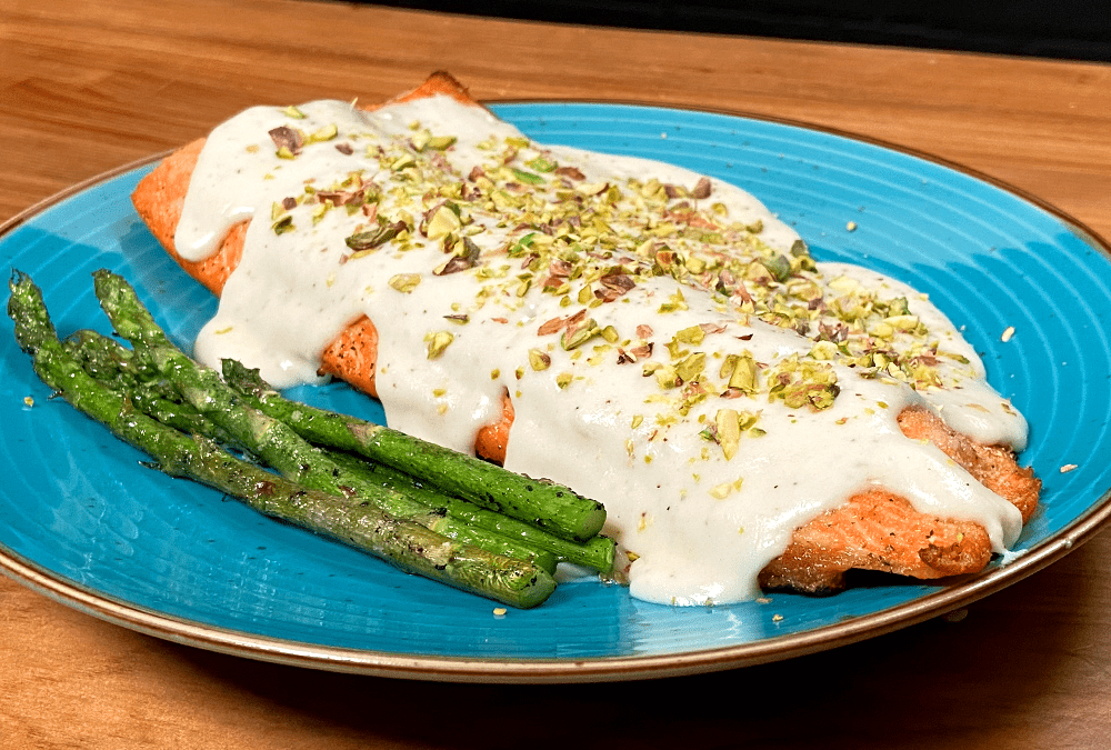 Pescado al carbón