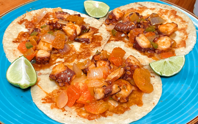 Tacos de pulpo