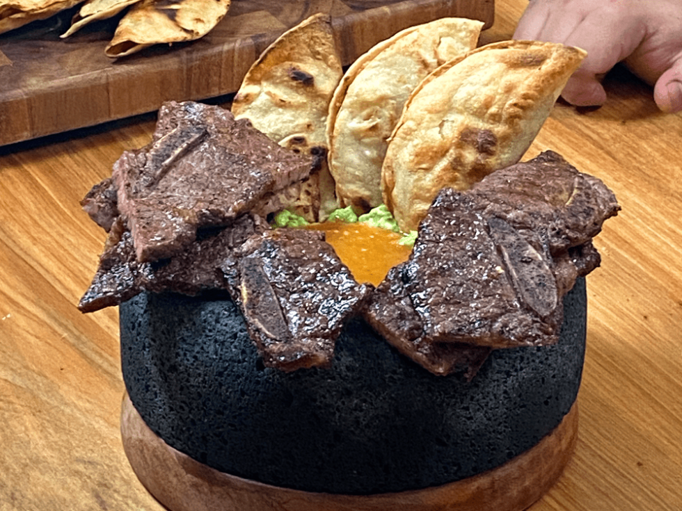 Molcajete de Carne Asada Munchies Lab