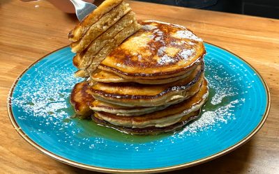 Hot Cakes con Elote