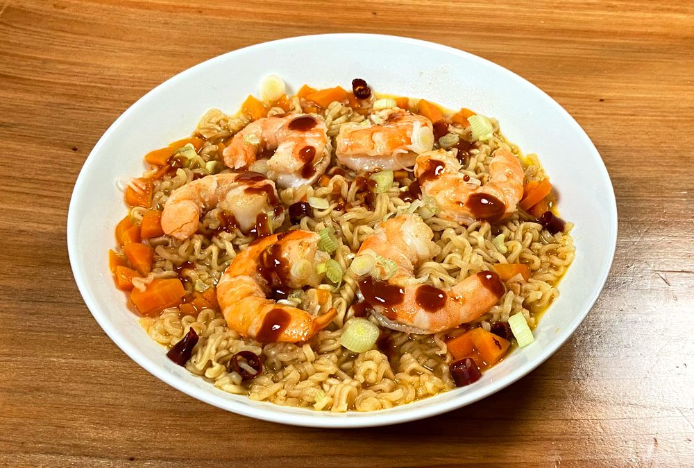 Maruchan con Camarón
