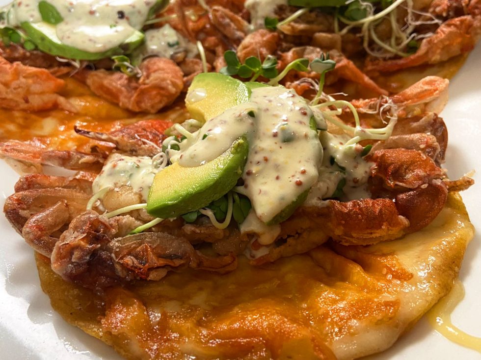 Tacos de Cangrejo Munchies Lab
