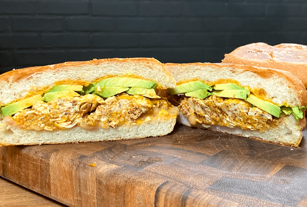Torta de chorizo con huevo