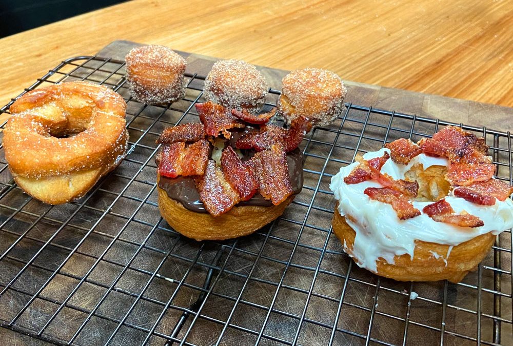 Donitas con tocino