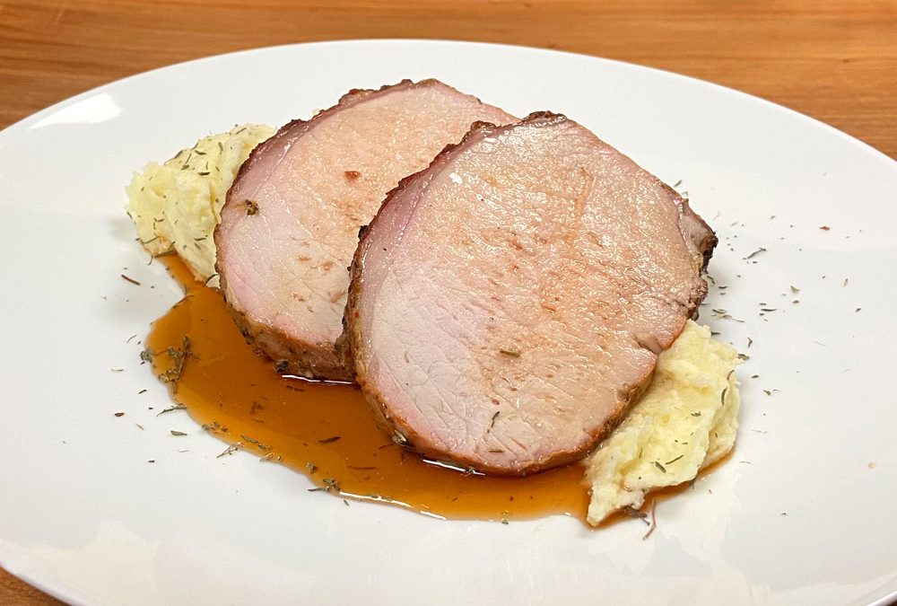 Lomo marinado al carbón