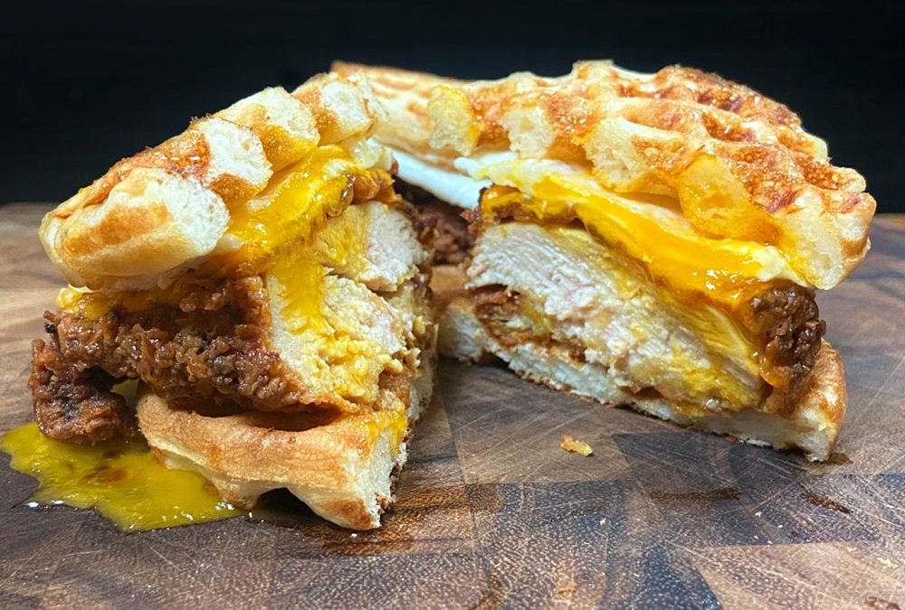 Chicken Waffle Sándwich