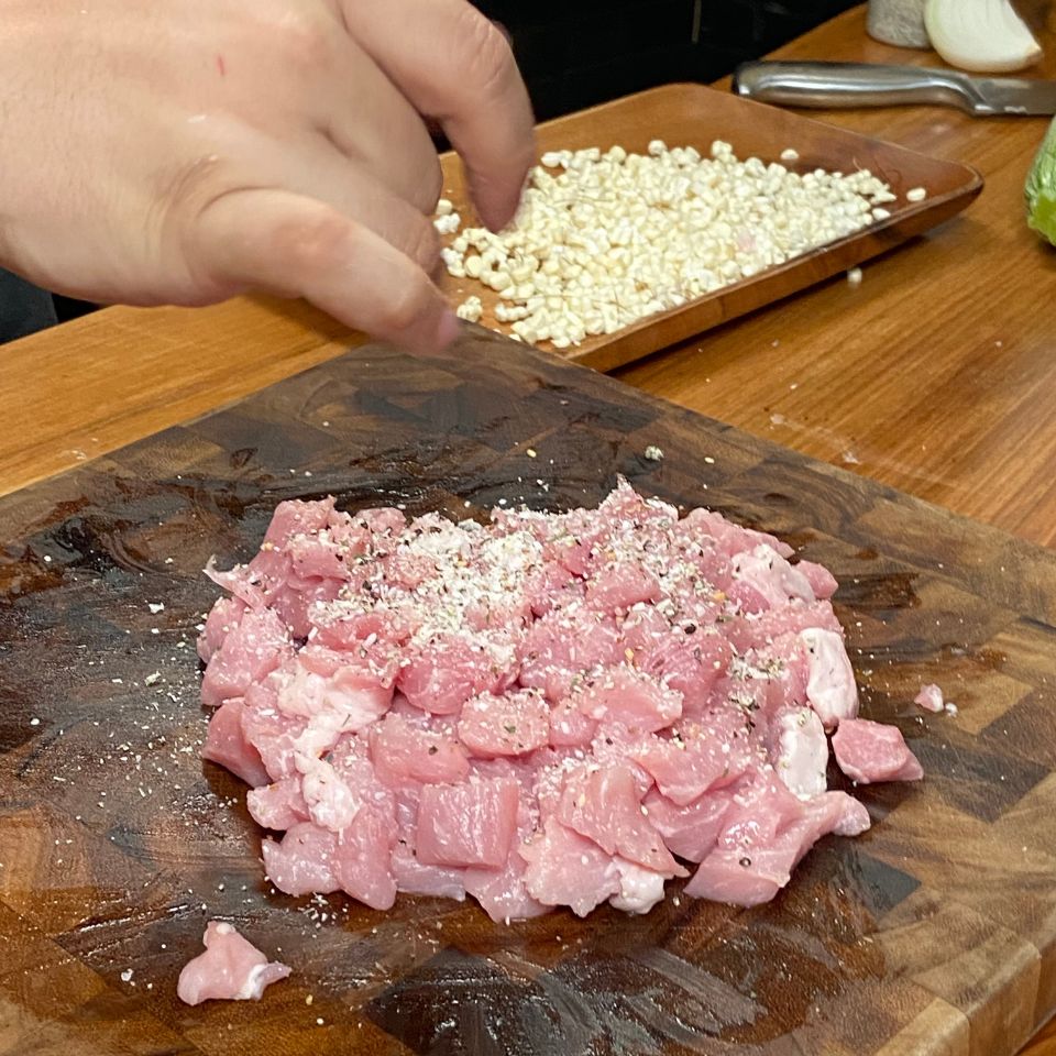 Carne de cerdo con calabaza y elote | Munchies Lab