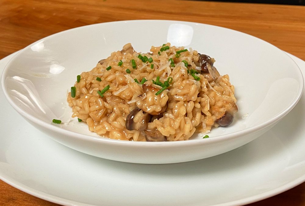 El Arroz Más Rico – Risotto Con Champiñones