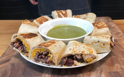 Burritos de Carne Asada y Adobada 🔥🌯