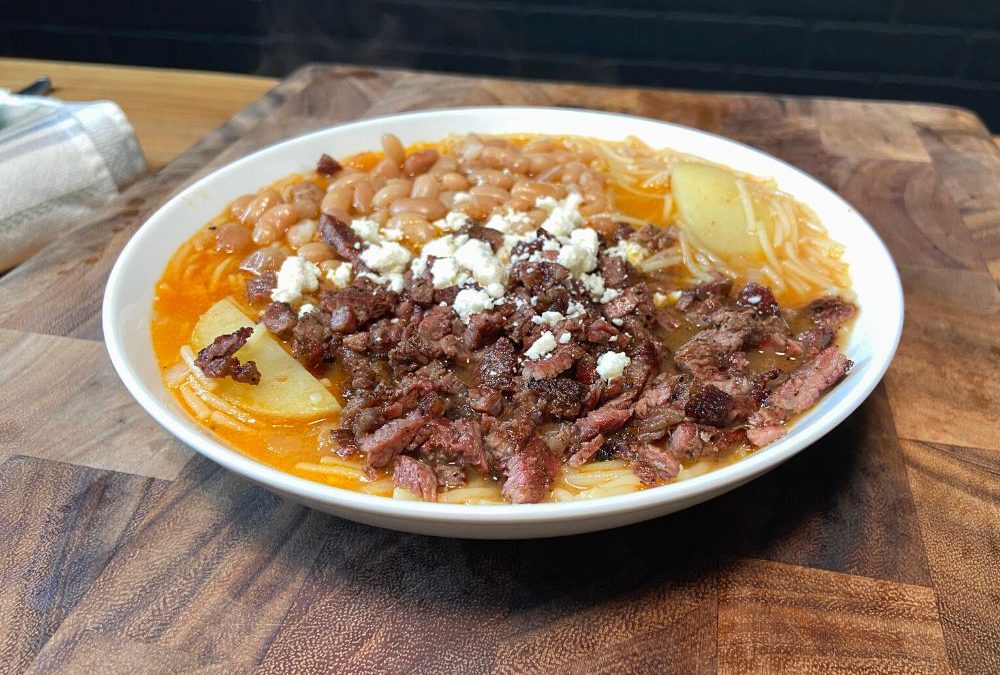 Sopita con Carne Asada 🍝