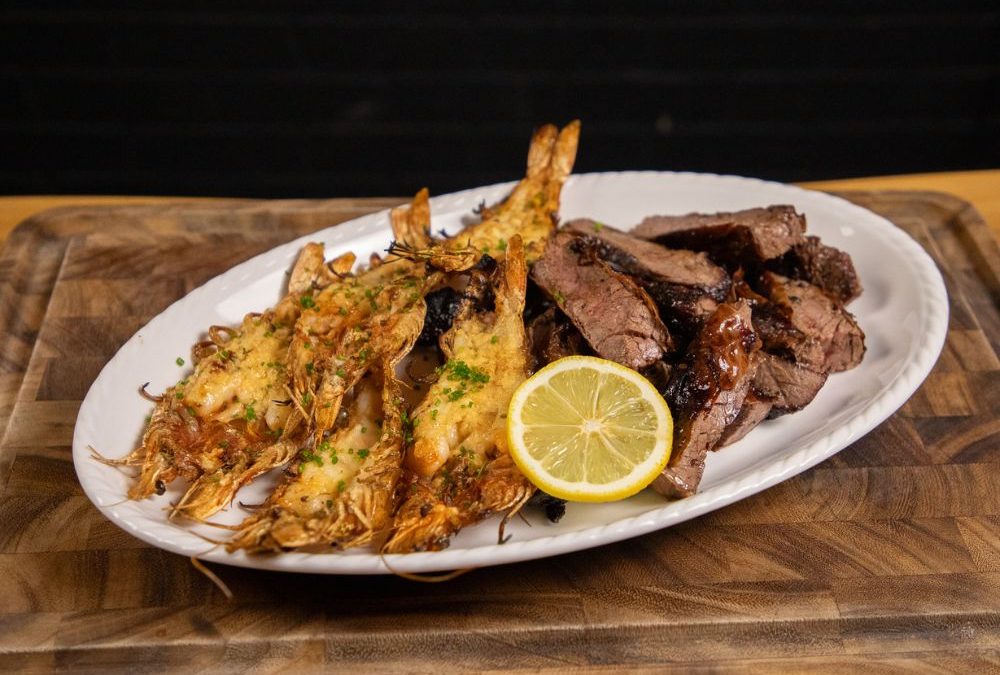 Mar y Tierra: Arrachera y Camarones en el Asador 🥩🦐🔥