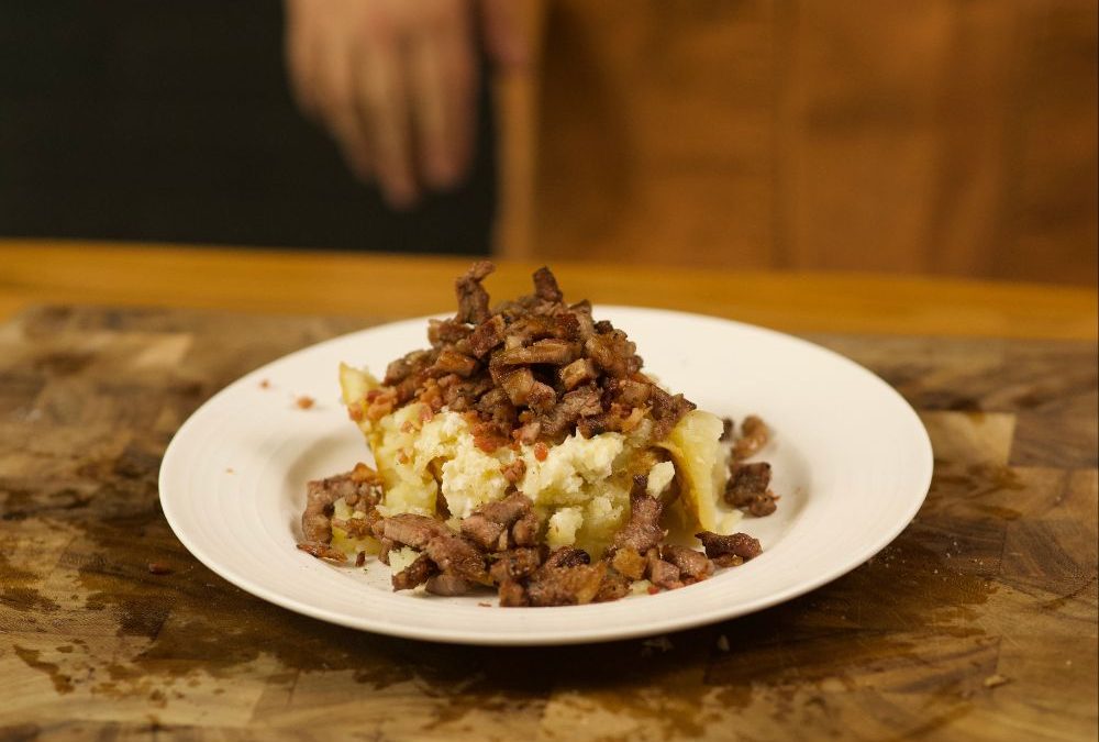 Papas Asadas con Flechita 🥔🥩🔥