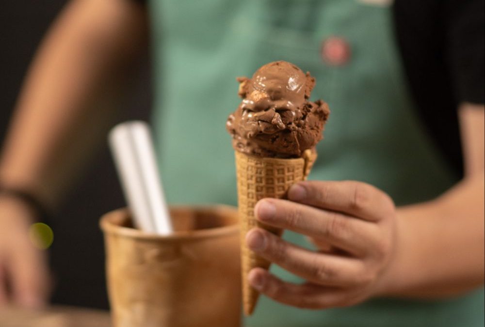 Helado de Rocky Road 🍨