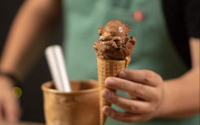 Helado de Rocky Road 🍨