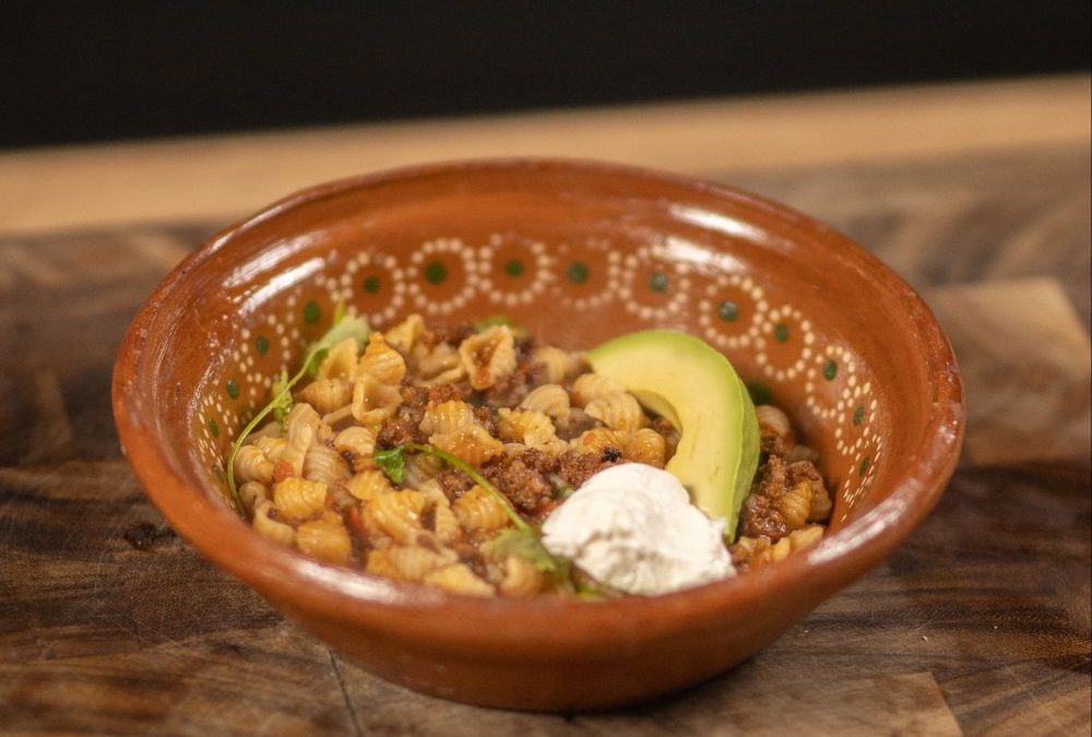 Sopa de Conchitas con Carne 🥩🔥